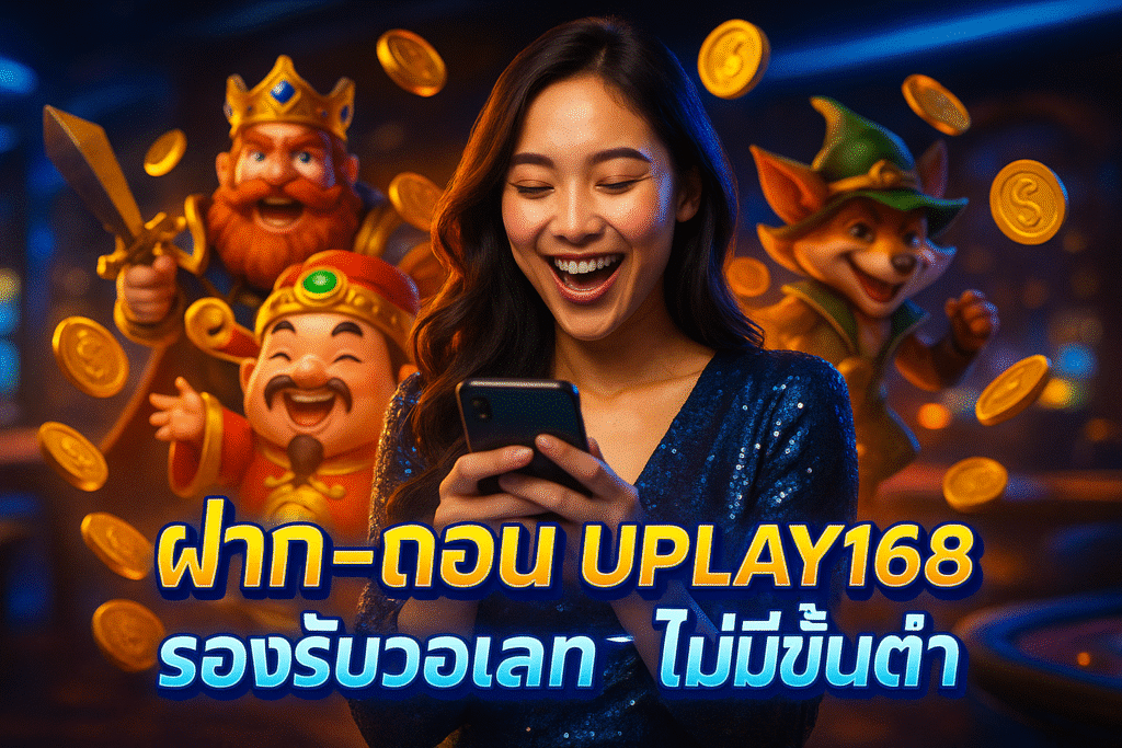 ฝาก–ถอน UPLAY168 รองรับวอเลท ไม่มีขั้นต่ำ